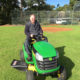 Falcons-new-ride-on-mower
